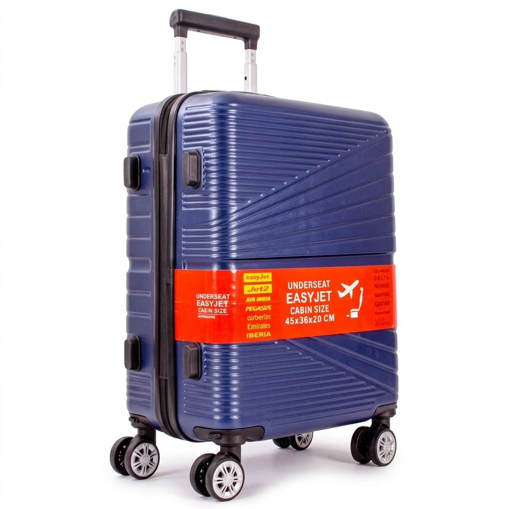 Cabin Trolley Suitcase 45×36×20 — Navy