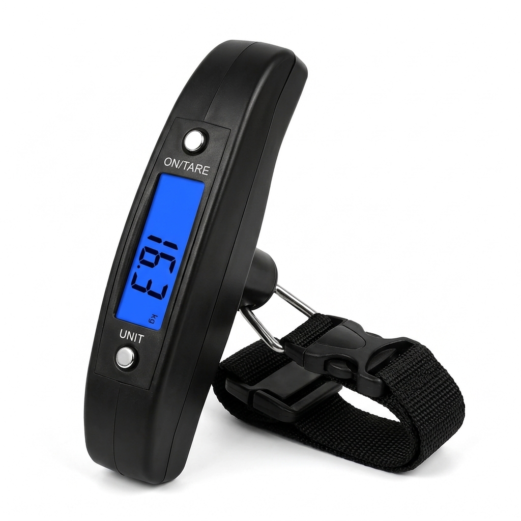 Digital Luggage Scale — Black