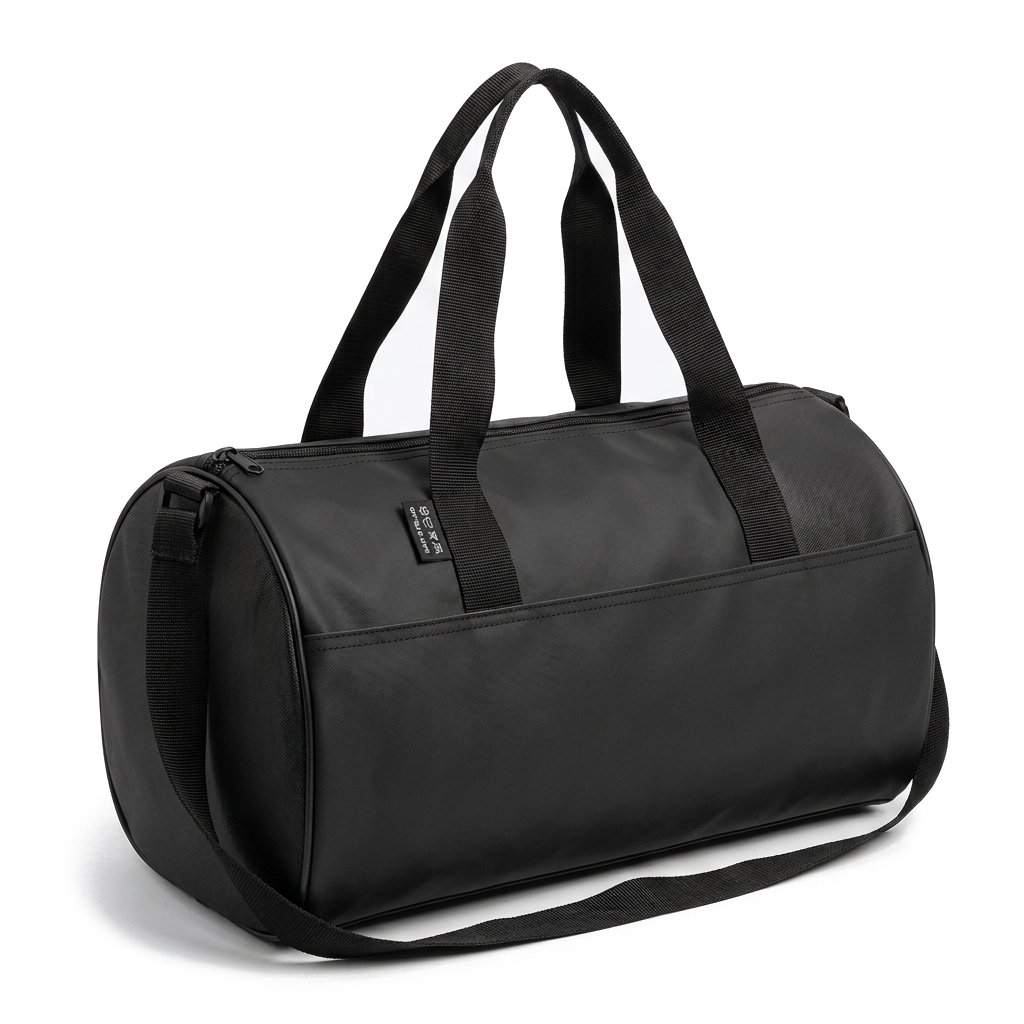 Black Weekend Travel Holdall Bag – 40cm | Gym & Overnight Bag